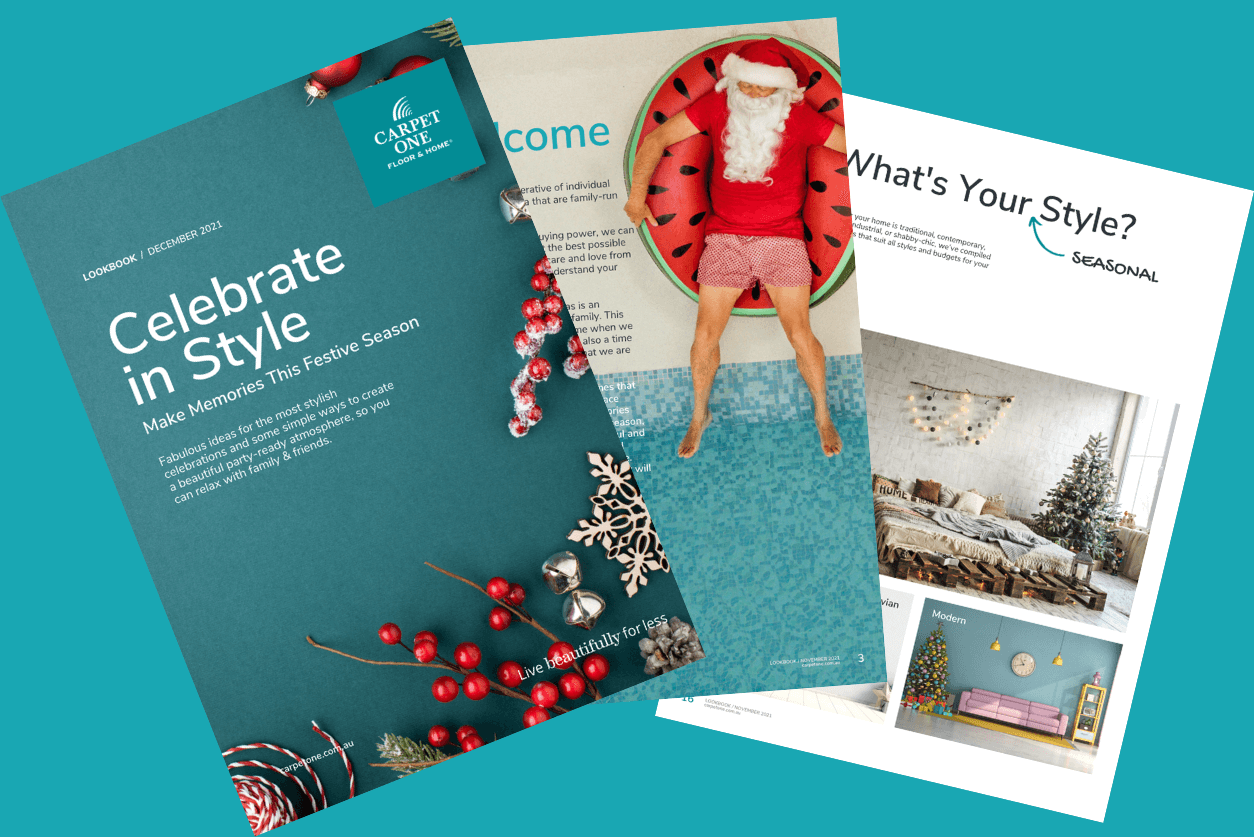 Celebrate in Style Lookbook front and inside pages
